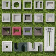 Cement hollow tiles, PU ceramic foam tiles, partition wall floor components, light tiles, square til