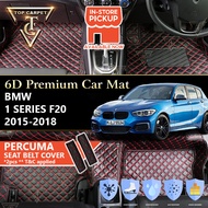 Top Carpet BMW 1 SERIES F20 ( 2015 - 2018 ) 6D PU Leather Car Carpet VIP Car Mat Floor Mat Alas Kaki