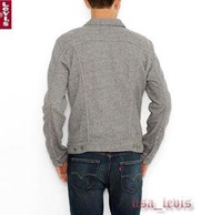 【S-XXL新款優惠】美國 日本LEVIS FLEECE TRUCKER 刷毛厚棉淺灰色牛仔外套丹寧風衣 夾克501
