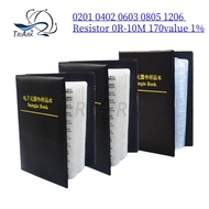 0201 0402 0603 0805 1206 1% resistor mixing manual SMD classification kit 170 values 8500PCS 4250PCS