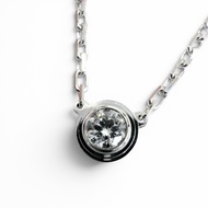 美品☆Cartier カルティエ DDX971 ダムール SM ダイヤ ネックレス 750（WG） ダイヤモンド ペンダント ホワイトゴールド 重量2.82g レディース

สร้อยคอเพชร C