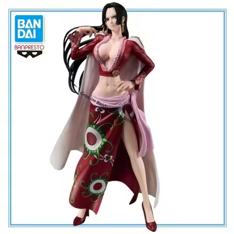 Original BANDAI BANPRESTO ONE PIECE Grandista Boa Hancock PVC Anime Character Model Collection Deskt