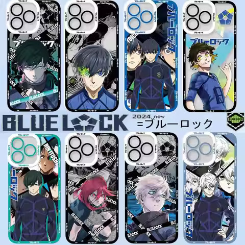 Anime B-BLUE LOCK Clear Case For OPPO A60 A3 Pro A12 A17 A38 A18 A54 A55 A58 A57 A35 A16 A9 A31 A36