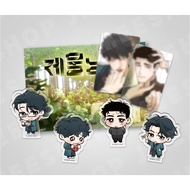 Set of 4 blocks + 2 genuine Swallow You Whole Acrylic cards manhwa b.love
