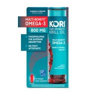 Antarctic Krill Oil Omega 3 Supplement, EPA & DHA, Krill Oil Supplements with Superior Absorption vs