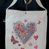 帆布側肩包 斜肩包