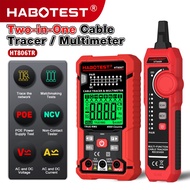HABOTEST HT806TR Multifunction Network Cable Finder RJ45 RJ11 LAN Cable Tester Mutimeter AC/DC Curre