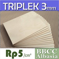 Triplek 3mm Custom Harga cm2 Plywood/Multiplek 3mm