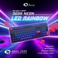 [New, Original] AKKO 3098 Neon Computer Keyboard - Mechanical Keyboard