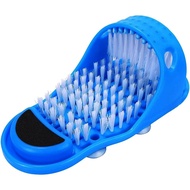 Magic Feet Cleaner, Xfaiz Blue Feet Cleaner Washer Brush Exfoliate Cleaner Bristle Slipper No Bendin