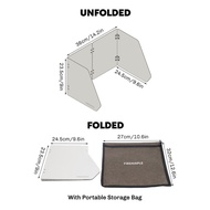 Fire-Maple Lac Butane Gas Stove Windshield 4 Plates Folding Camp Stove Windscreen for Hiking Outdoor