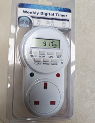 數碼定時插座 - 20組定時及倒數計時開關 Weekly Digital Timer with Countdown