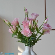 JENNIFERDZ Artificial Lisianthus Flowers, Real Touch Lifelike Fake Eustoma Flower, Photography Props