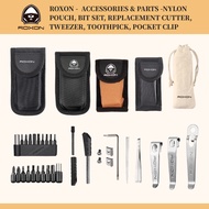 AC062 ROXON Accessories Parts With Bit Set /Replaceable Wire Cutters /Cloth Bag /Nylon Sheath