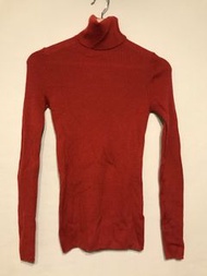 Uniqlo 番茄紅高領親膚羊毛衣#23女神節