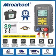 MRCARTOOL DUOYI DY522A ชุดมาตรวัดความดันสารทำความเย็นแอร์ดิจิตอล HVAC ความดันและอุณหภูมิทดสอบเครื่อง