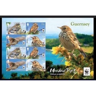 Nessi Island Stamps 2017.02.15 WWF Pinlin Extinct Animal Grass Straw Conservation Stamp Small Versio