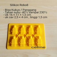 Lego Robot chocolate silicone