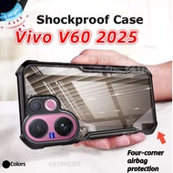 Vivo V60 2025 V60 Transprent AirBag Phone Case For Vivo V60 V 60 VivoV60 V60Pro V60E 60V Pro Lite 5G