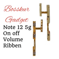 Compatible For REDMI NOTE 12 5g ON OFF + VOLUME RIBBEN RIBEN ON OFF BOTTON