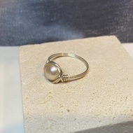 999純銀/足銀 珍珠戒指