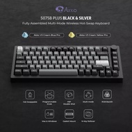 Akko 5075B Plus Black & Silver Fully Assembled Hot-Swap Multi-Mode Wireless RGB Mechanical Keyboard