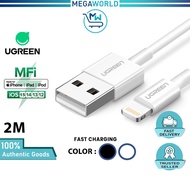UGREEN MFi USB A To Lightning Cable 2.4A QC Quick Charge Fast Charging Wire Apple iOS iPhone 14 13 P