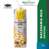 137 degrees Macadamia Milk Original (1 x 1L)  Halal Certified