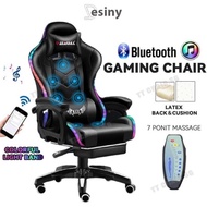 Desiny Gaming Chair Bluetooth Audio Computer Chair Color Light With Massage Office Chair