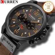 CURREN/卡瑞恩8314新款男士運動手錶男錶時尚多功能計時手錶