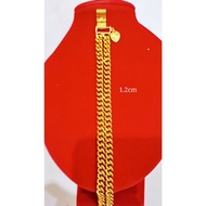 RANTAI TANGAN GAJAH 2LINE/kikir 2 line /3 line  EMAS BANGKOK  BRACELET
