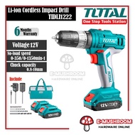 Total TIDLI1222 Cordless Drill 12V Cordless Screwdriver Drill Battery Drill