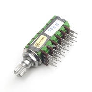1PCS A10K Precision Potentiometer 6 Link 18Pin A10K*6 5.1 Power Amplifier Audio Volume Potentiometer