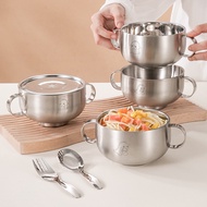 316L Stainless Steel Baby Suction Cup Complementary Food Bowl Tableware