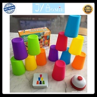 Stack Cup Game Board Game Children Puzzle Stacking Cup Kids Toy Montessori Toys Color Learning