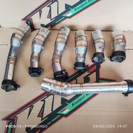 Midpipe slip on racing exhaust connection cbr 150 r ninja 250 fi ninja 250 sl yamaha r25 mt 25 cb 15