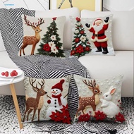 CM Easy-to-wash Decorative Pillow Covers Festive Pillowcases Festive Christmas Pillow Cover 18x18 In