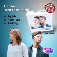 Full face shield transparent face Mask Hard Anti Fog Protective&amp; Full Protection Reusable Goggles Adult Kids Face Shield