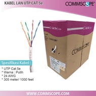 Utp CAT5e AMP Commscope Cable 305 Meter UTP CAT5e LAN Cable 305 Meter Brand AMP Commscope