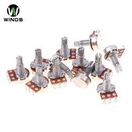 ODS A500K B500K A250K B250K A50K B50K A25K B25K Potentiometer Splined Small Pot Electric Guitar Bass