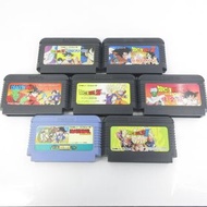 中古 淨帶 日版 大全套 FC Nintendo 任天堂 紅白機 Nes Game Dragonball 龍珠 神龍之謎, 龍珠 大魔王復活, 龍珠Z2 激鬥弗利沙, 龍珠Z 強襲！撒亞人, 龍珠Z 