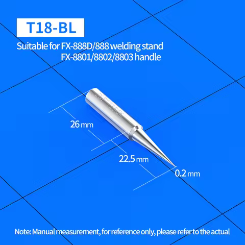 T18 soldering iron tips T18-D08 D12 D16 S9 S6 DL2 B K I S4 BL BR02 for HAKKO FX-888 FX-888D FX-8801 