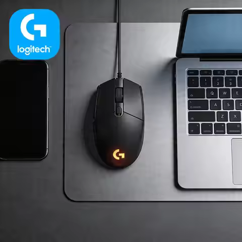 Logitech G203 Prodigy RGB Gaming Mouse Wired 200-8000 DPI 6 Buttons Mechanical Tensioning 1000Hz Pol