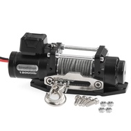 Simulation Metal Automatic Winch For 1/10 1/8 RC Crawler Car Traxxas TRX4 RC4WD D90 Axial SCX10 II I