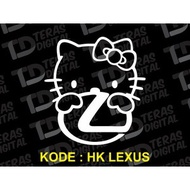 Hello Kitty Lexus Sticker (HK LEXUS)
