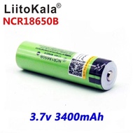 ถ่านชาร์จ 18650 แท้ Panasonic NCR18650B 3400mah ประกันความแท้โดย บริษัท LiitoKala 1 ก้อน ไม่มีวงจร โปรพิเศษ ลด50% แถมส่งฟรี เฉพาะเดือนนี้ มีเก็บปลายทาง