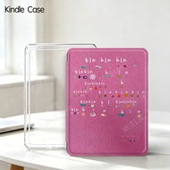 For Kobo Clara Colour 6" BW 2E Acrylic Case N506 N367 N365 Printed Pink Musical Note Case For Kobo L