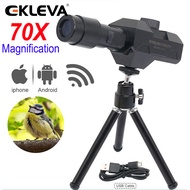 Ekleva Triệu Pixel 70X Wifi Ống nhòm kĩ thuật số vật kính Hình Ảnh Video Chụp ứng dụng điều khiển hỗ