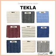 [TEKLA] Washcloth Towel Luxury Stripe Hand Towel (30x30cm, 30x50cm,50x90cm)