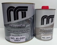 สีรองพื้นมอริสัน รองพื้น สีรองพื้นรถยนต์ สีพ่นรองพื้น 2K MORRISON 4:1 NO.41-03+NO.2933 (เนื้อสีเทา)